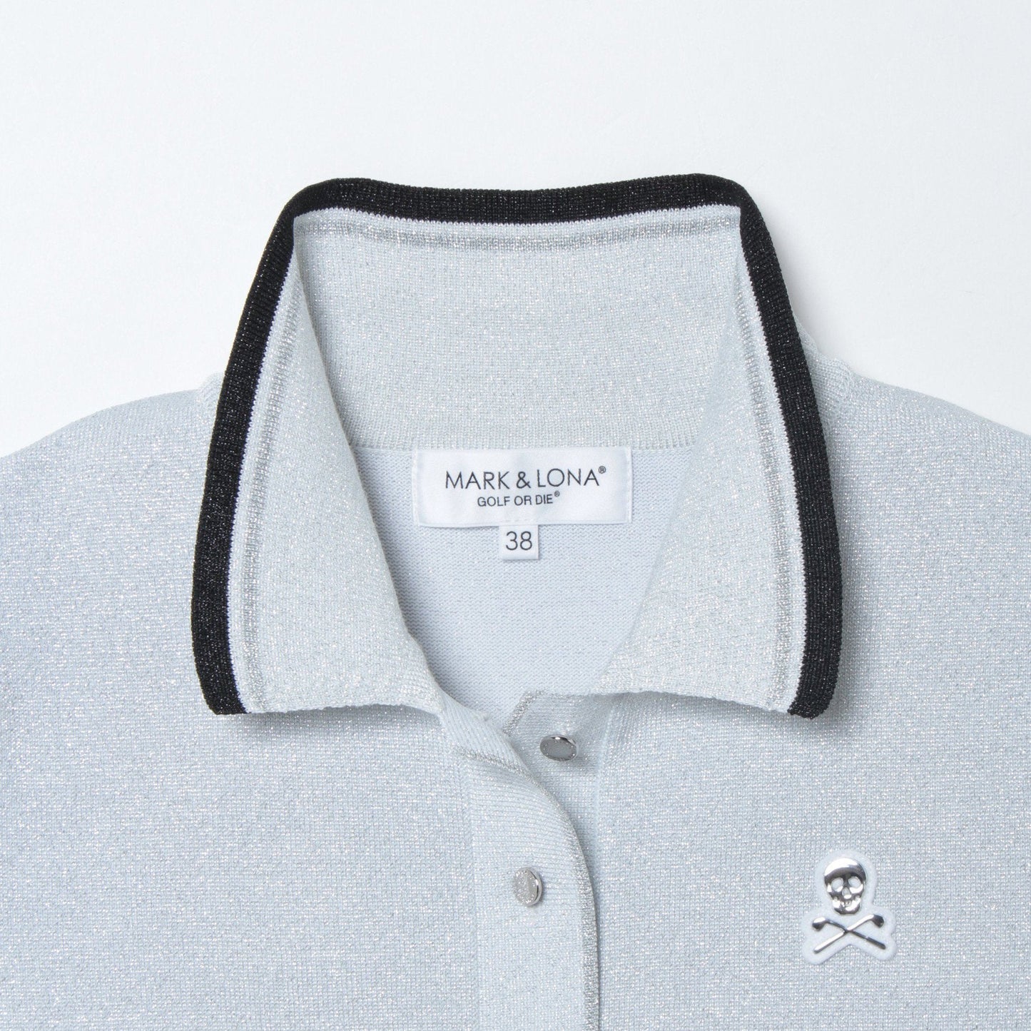 Romance Sparkly Knit Polo | WOMEN