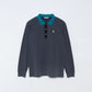 Alpha Microfleece Long Sleeve Polo | MEN