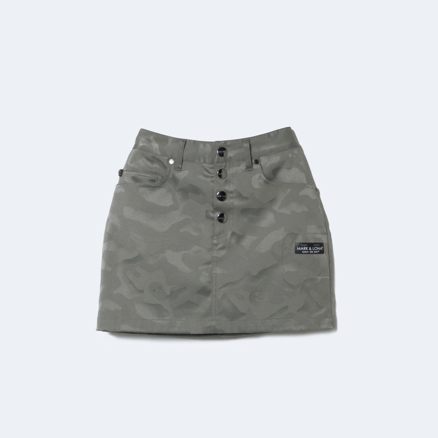 Gauge Jacquard Camo Skirt | WOMEN