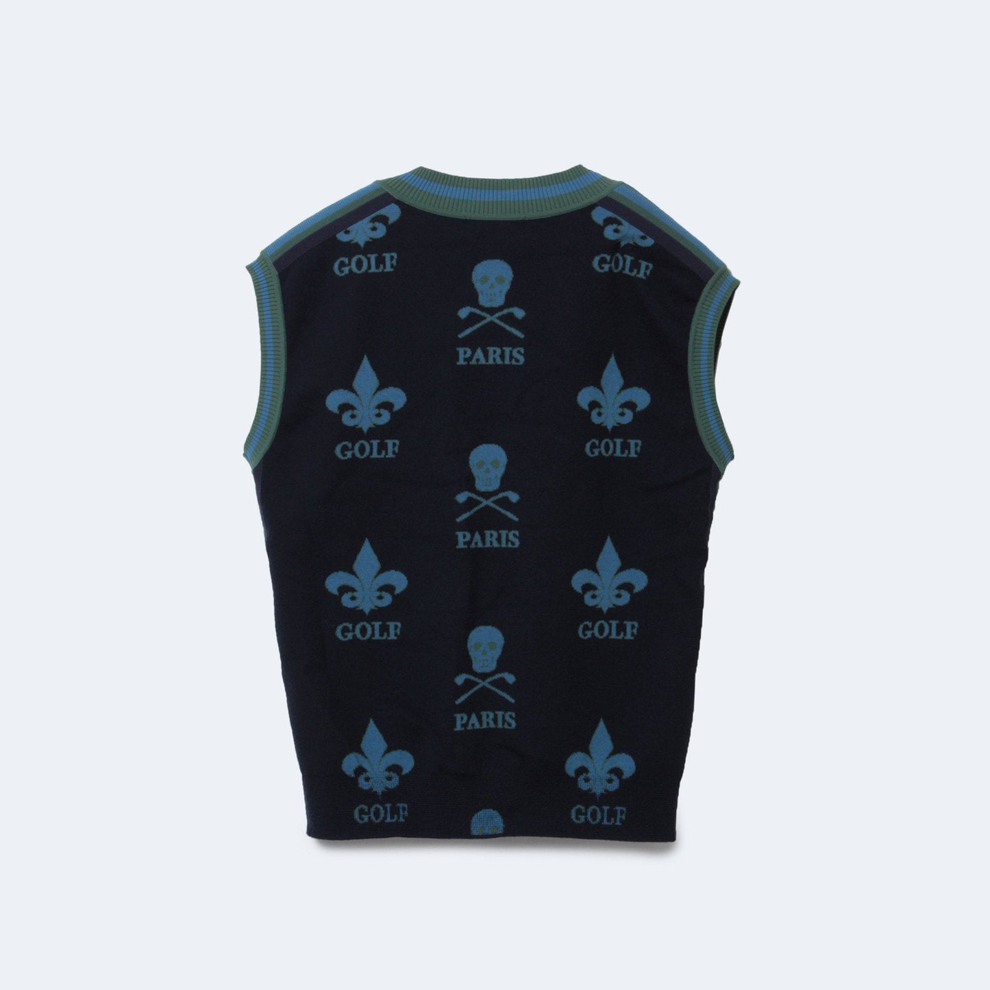 Atlas Jacquard Knit Vest | MEN