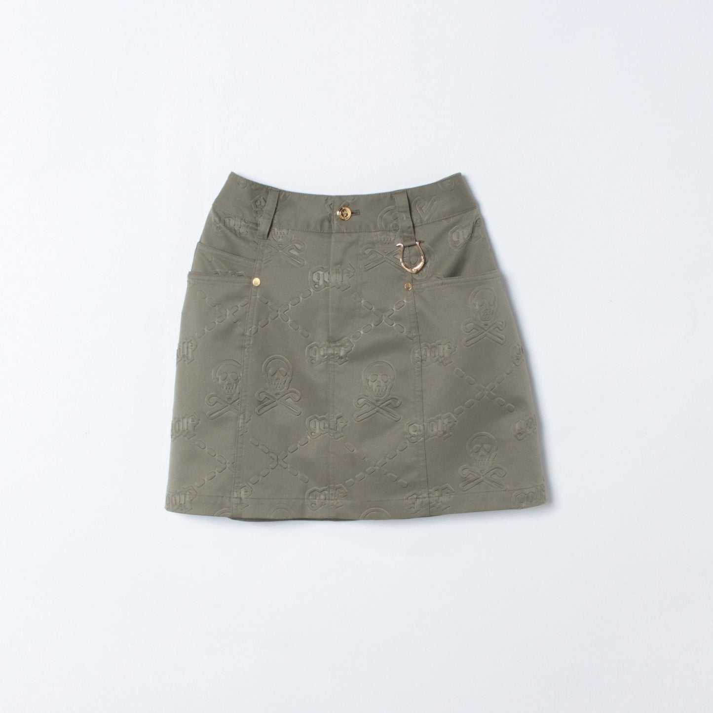 Ruler Embossed Skirt | WOMEN