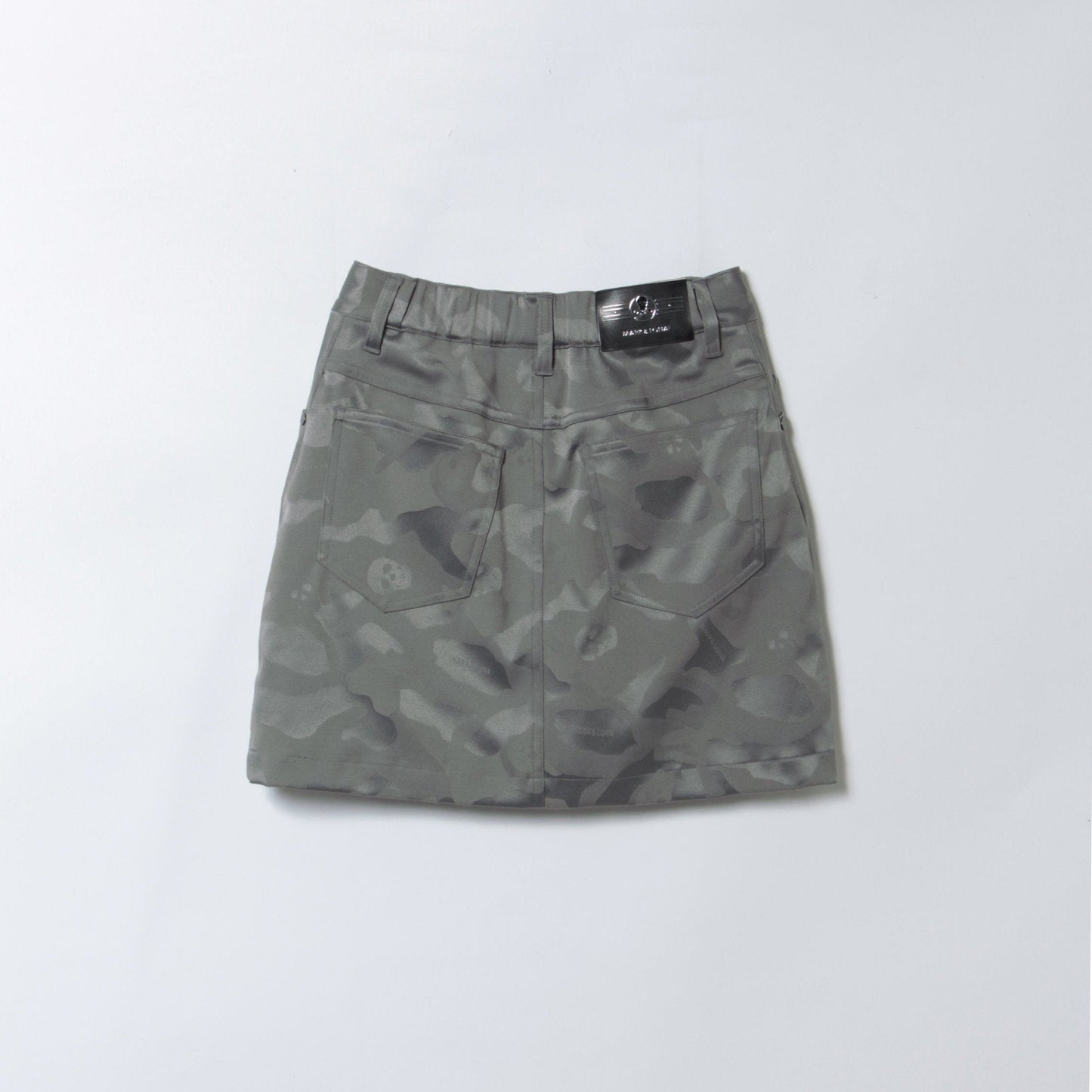 Gauge Jacquard Camo Skirt | WOMEN